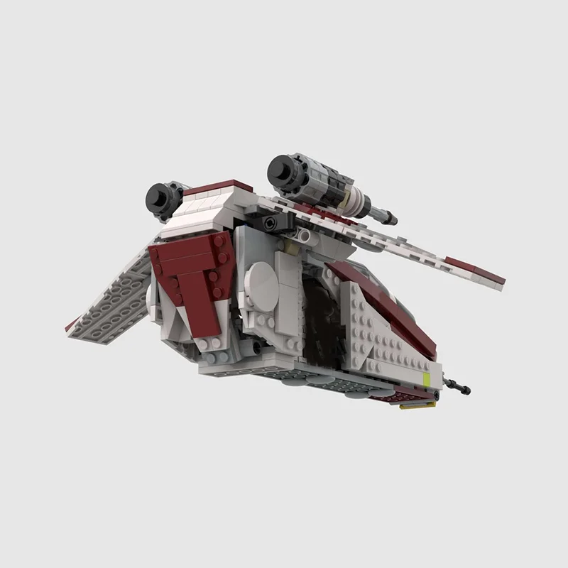 355 pçs moc república gunship leat i alternativa estrela batalha modelo blocos de construção presente natal diy brinquedo idéia tijolo crianças aniversário
