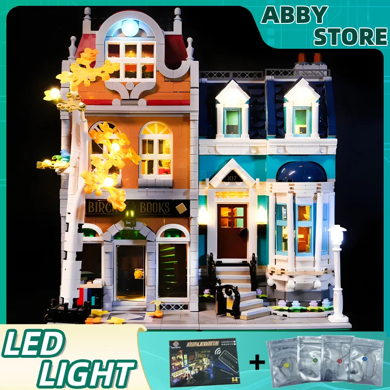 

DIY LED Light Kit For LEGO 10270 Bookshop Building Block Set ( Only LED Light,Without Blocks Model)