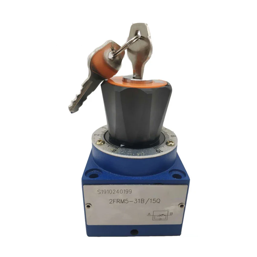 Válvula Hidráulica de Controle de Fluxo de Alívio de Pressão Válvula Hidráulica Válvula de Regulação de Velocidade de Fluxo em Dois Sentidos 2frm531b 1.2q 3q 0.6q 0.2q
