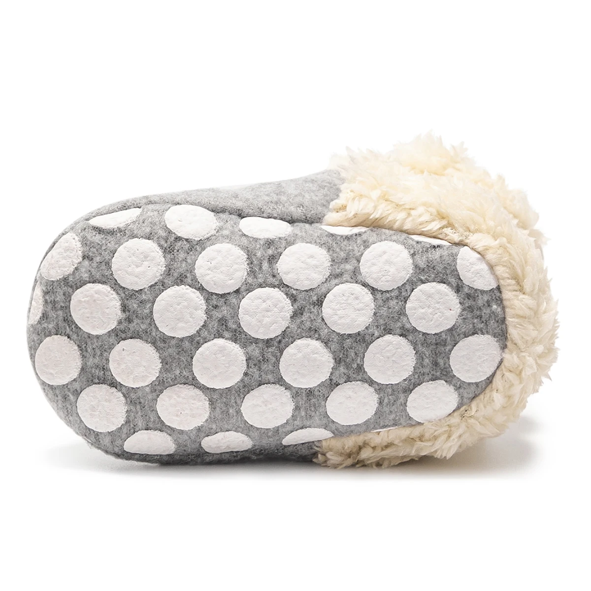 KIDSUN الطفل الجوارب أحذية محبوك متعدد الألوان مخطط عدم الانزلاق الشتاء بيبي بوي فتاة أحذية القطن الأولى مشوا الوليد الرضع الجوارب