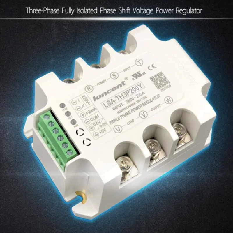 Three-phase voltage regulator module 200A power regulator LSA-TH3P200Y power regulator temperature regulation light speed regula