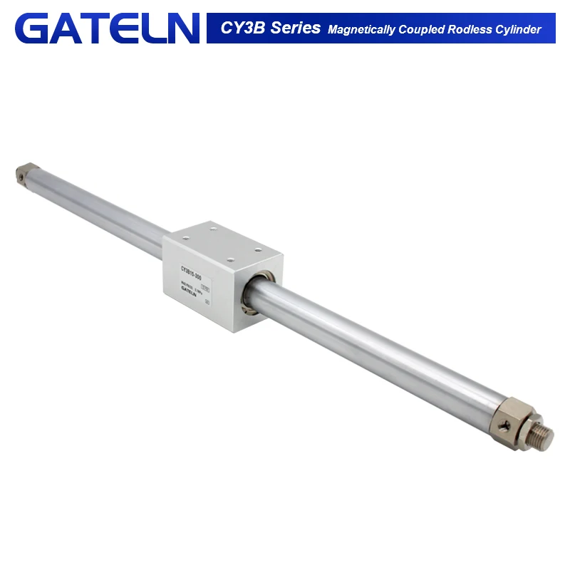 

CY3B6 CY3B10 CY3B15 CY3B20 CY3B25 CY3B32 CY3B40 CY3B50 CY3B63 High pressure Magnetically Coupled Rodless cylinder
