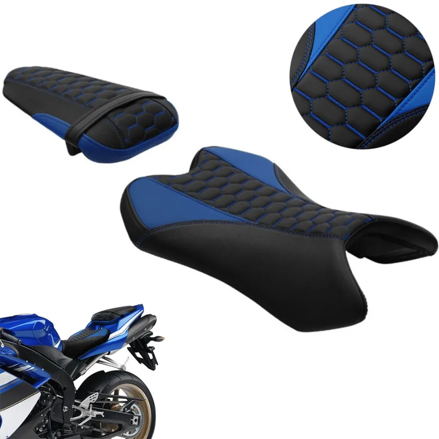 

Driver andamp; Passenger Front Rear Seat Pad Fit For Yamaha YZF R1 YZF-R1 2007-2008