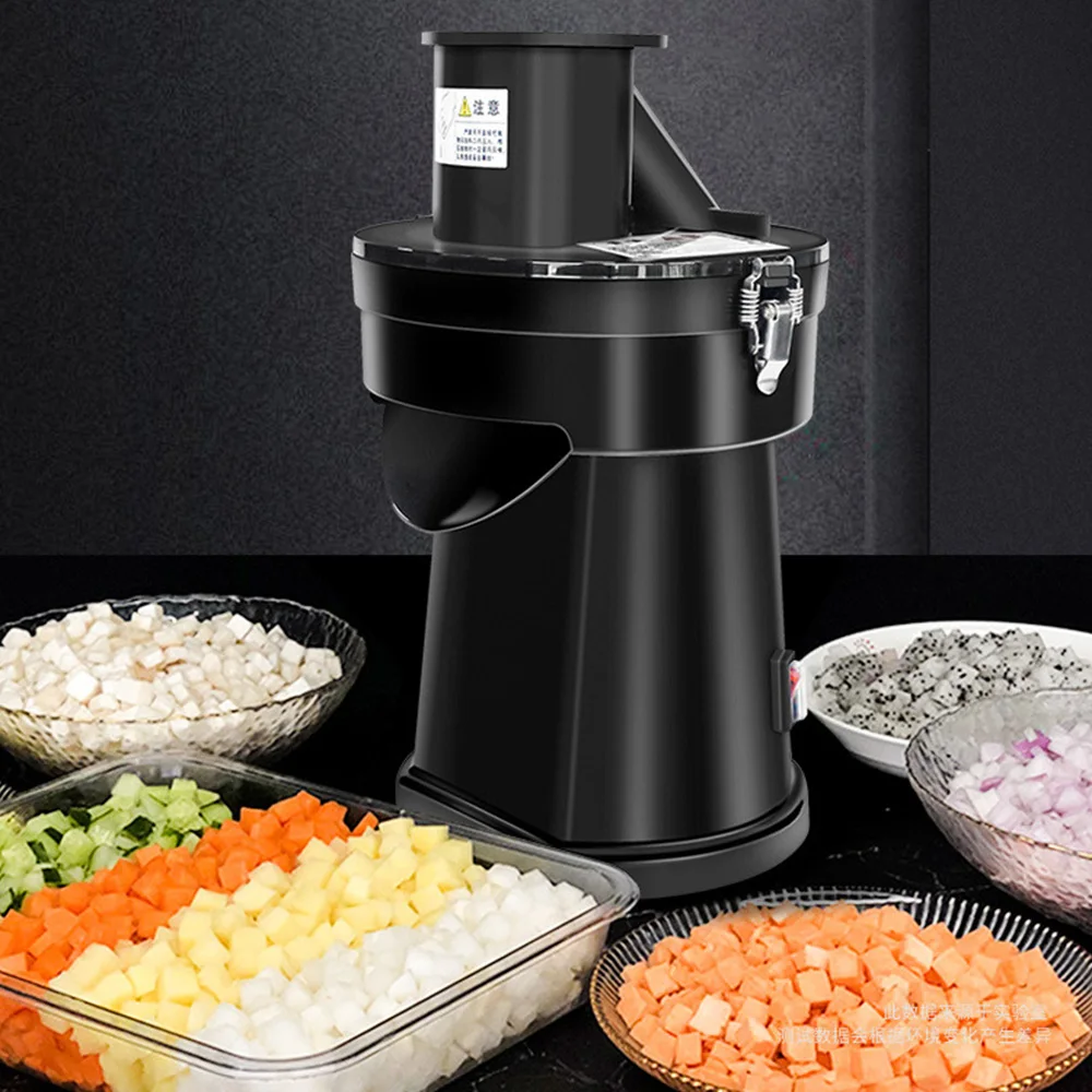 2025 Version Potato Shredder Electric Vegetable Shredder Slicer Cutter Carrot Diced Machine Electrodomesticos JS-418