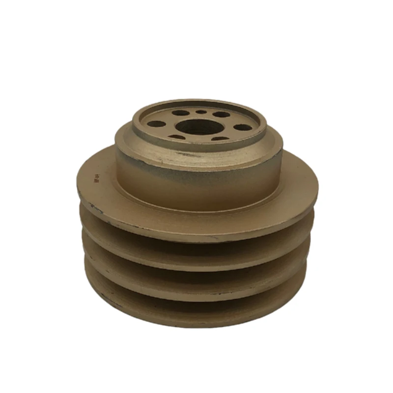 Excavator accessories Crankshaft pulley engine Crankshaft pulley SK200-8 J05E three-slot