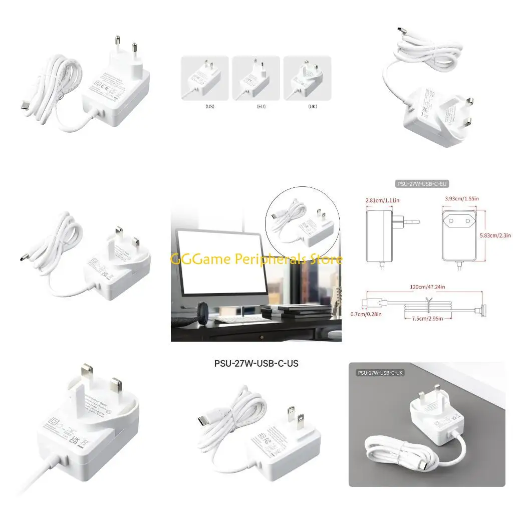

U55B Compact and Portable 27W USB TypeC for RPI5 Perfect for Travel Take