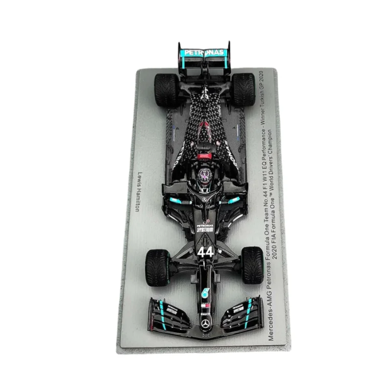 SPARK 1/43 F1 car Mercedes Hamilton 2020 W11 Turkey 7 Championship version resin simulation model, a collection gift for friends