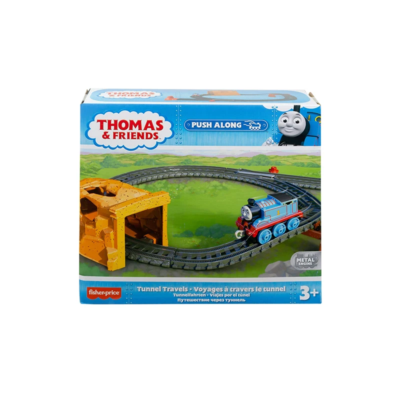 Thomas e amigos Túnel Viagem Track Set, Push Along Thomas Motor Ponte Modelo, nível de entrada Train Brinquedos, Collectible Presentes para Meninos