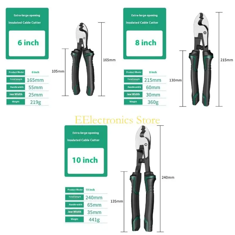 B03C Professional Cable Cutter And Wire Stripper For Networkings Installation Tasks