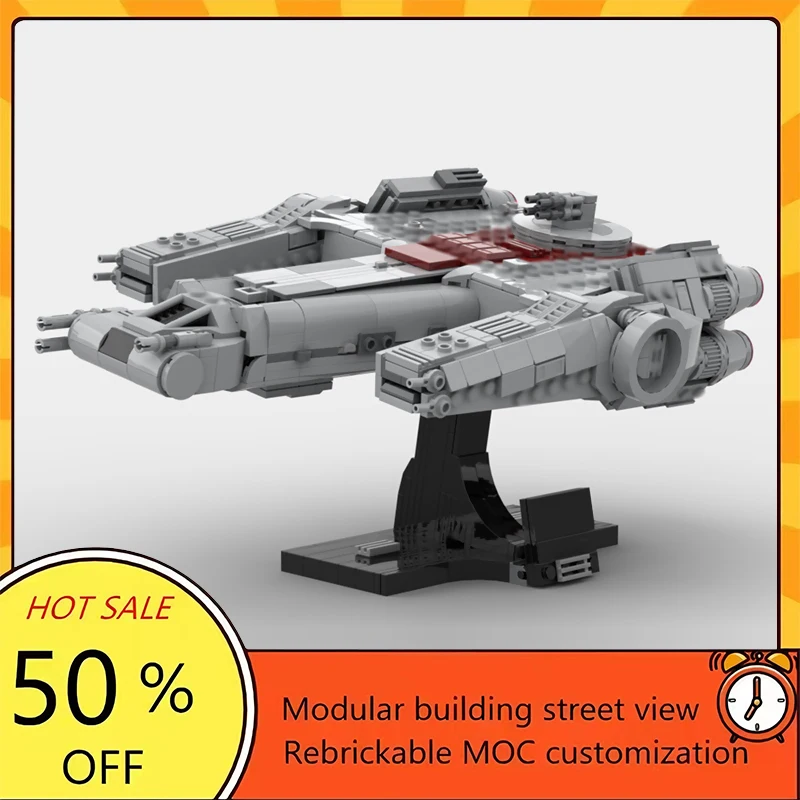 

839PCS Popular Space War Movie Model MOC Building Bricks Spaceship Modular Technology Gifts Holiday Assemble Children Toy Suit