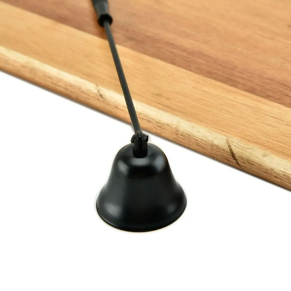 Stainless Steel Candle Extinguisher Bell Shape Cover with Long Handle Candle Flame Snuffer Anti-Slip Scented Candle Extinguisher