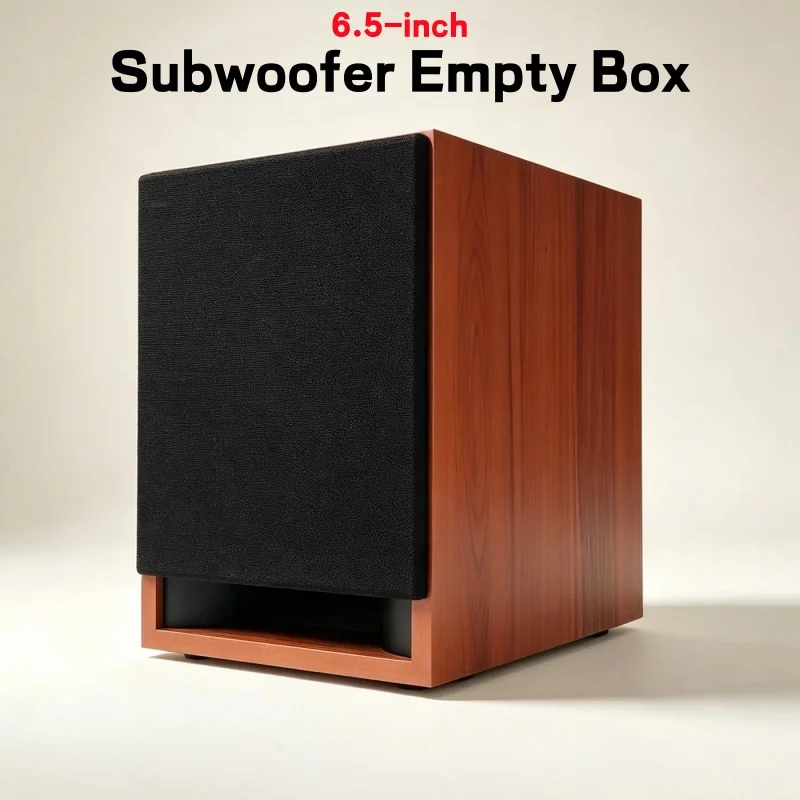 6.5-inch Empty Subwoofer Cabinet,DIY Car/Home Woofer Box,Bass -speaker Case, Subwoofer Box,Wooden Sound Box,Subwoofer Housing