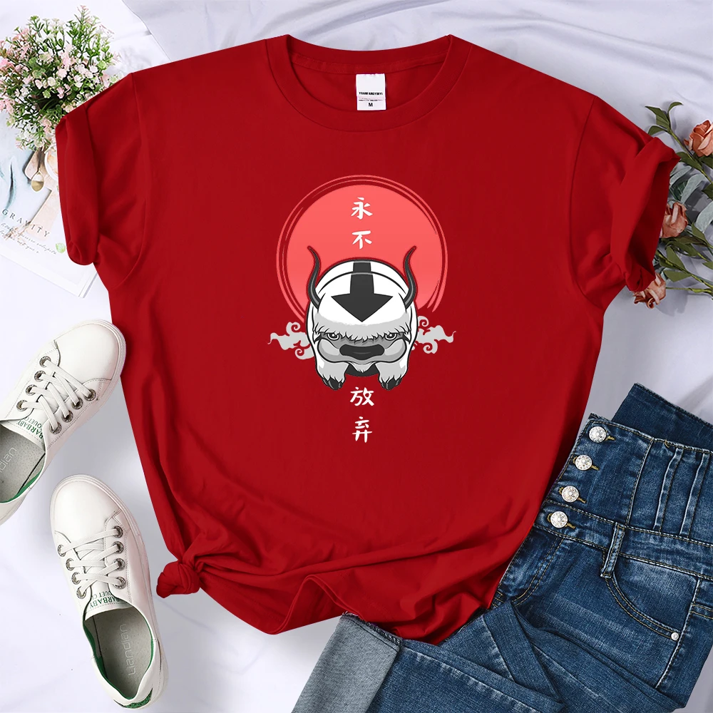 Avatar The Last Airbender Manga Tshirt Women'S Street Harajuku T Shirts Personality Hip Hop Tee Shirt Breathable Cool Crop Top