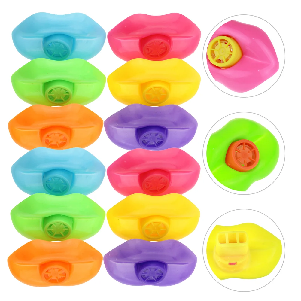 12 Pcs Children's Whistle Gifts Kids Musical Toys Puzzle Plastic Early Education Instrument Pp Toddler Supplies for