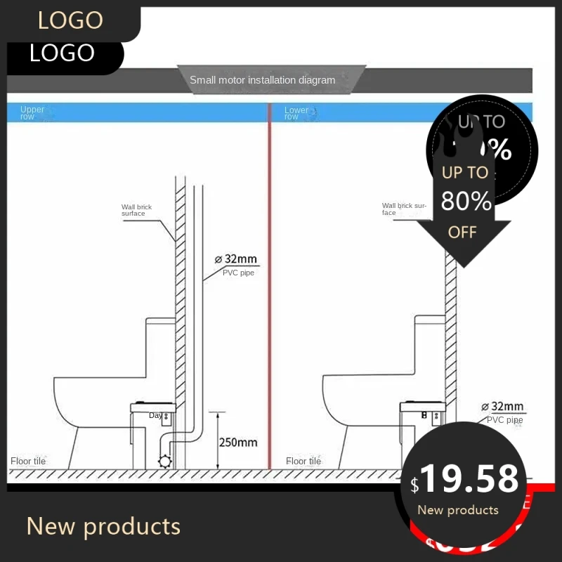 

8480 808080 09816 Discount 500W Household Fully Automatic Pumping Sewage Lifter Crushing Toilet Sewage Lifting Pu