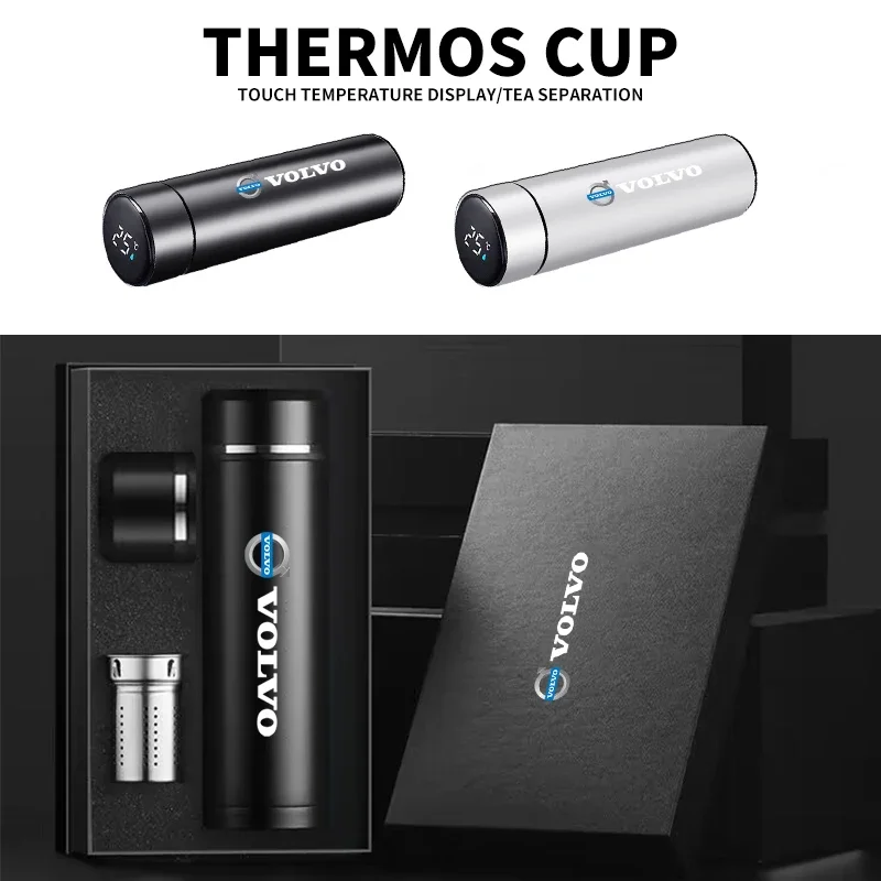 

Интеллектуальный термос для воды, автомобильные аксессуары для Volvo XC90 XC60 C30 T6 S60 C70 XC40 V40 XC70 V70 V60 V50 S80 S40 AWD V90 S90