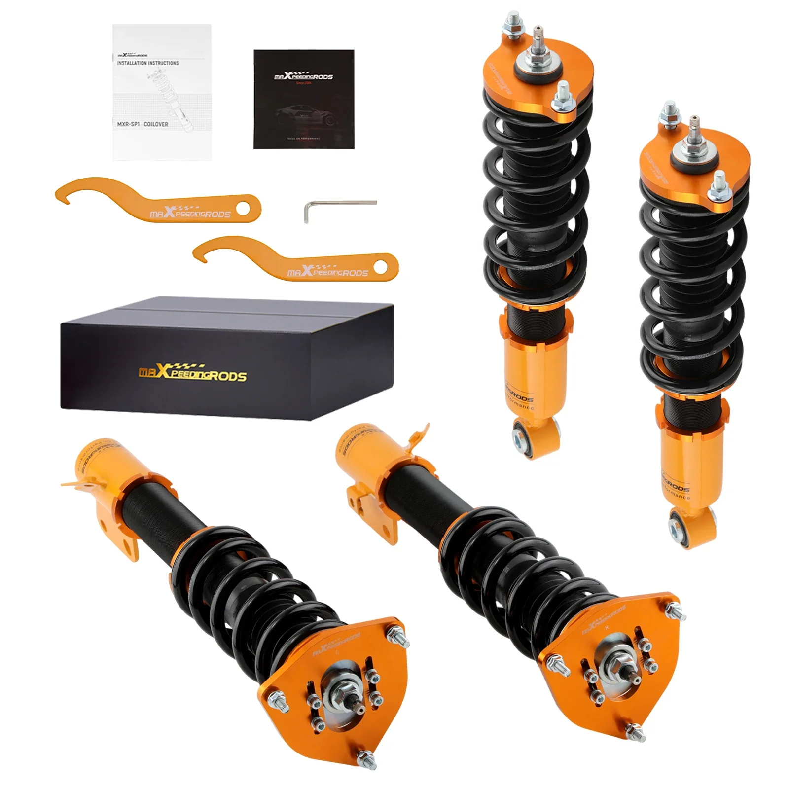 Coilovers For Subaru Outback 2000 01 02 03 04 Struts 24 Ways Adjustable Damping Coilover Suspension Strut Shock Absorber Kits