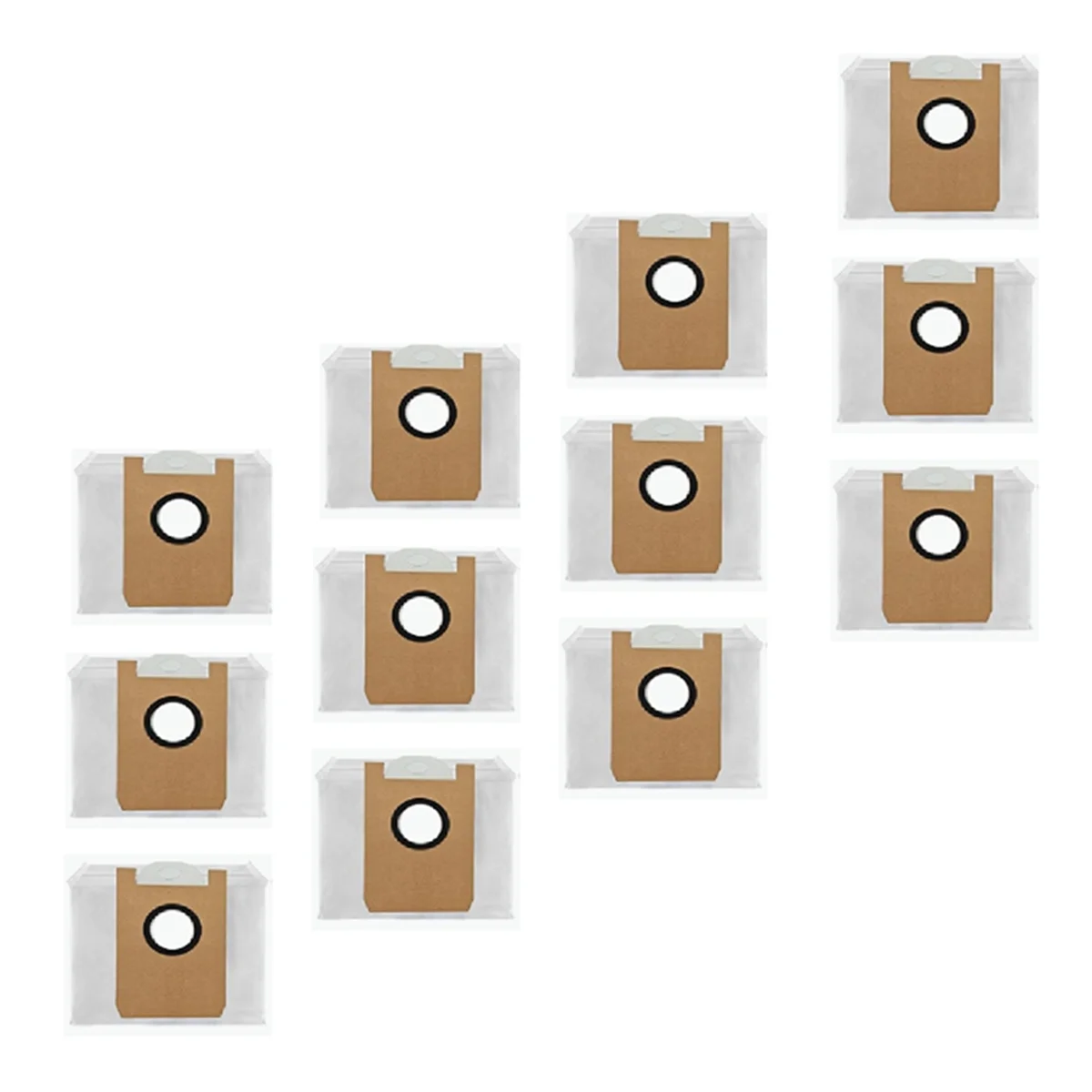 2025 · 12 قطعة أكياس غبار لملحقات كاسحة Airrobo T20+ مدمجة لتدوم طويلاً وتعمل بشكل جيد