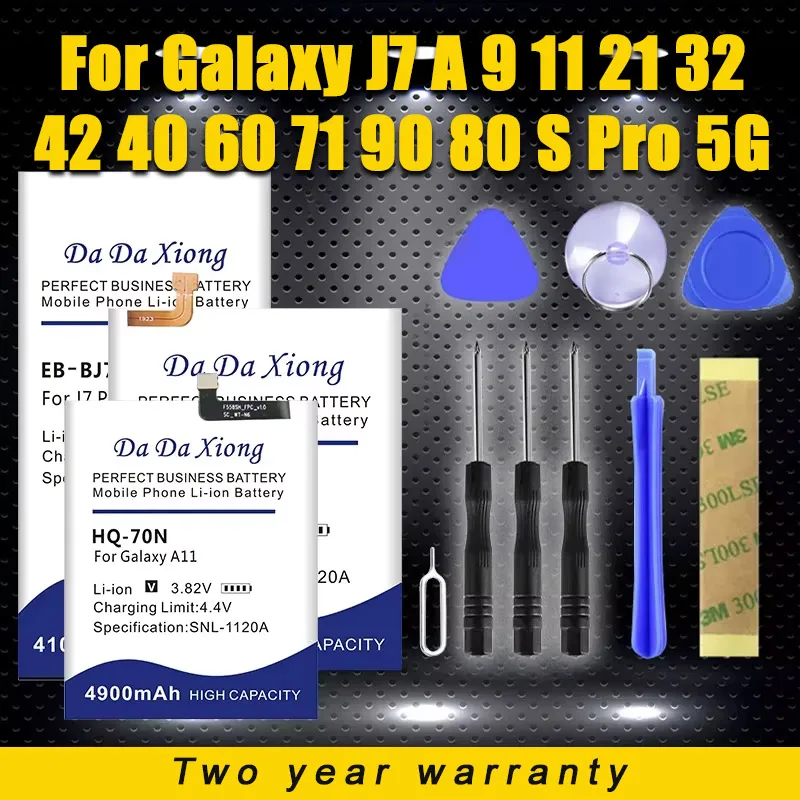 EB-BJ730ABE EB-BA920ABU EB-BA217ABY EB-BA715ABY Battery For Samsung Galaxy J7 A 9 11 21 32 42 40 60 71 90 80 S Pro 5G + Tool Kit