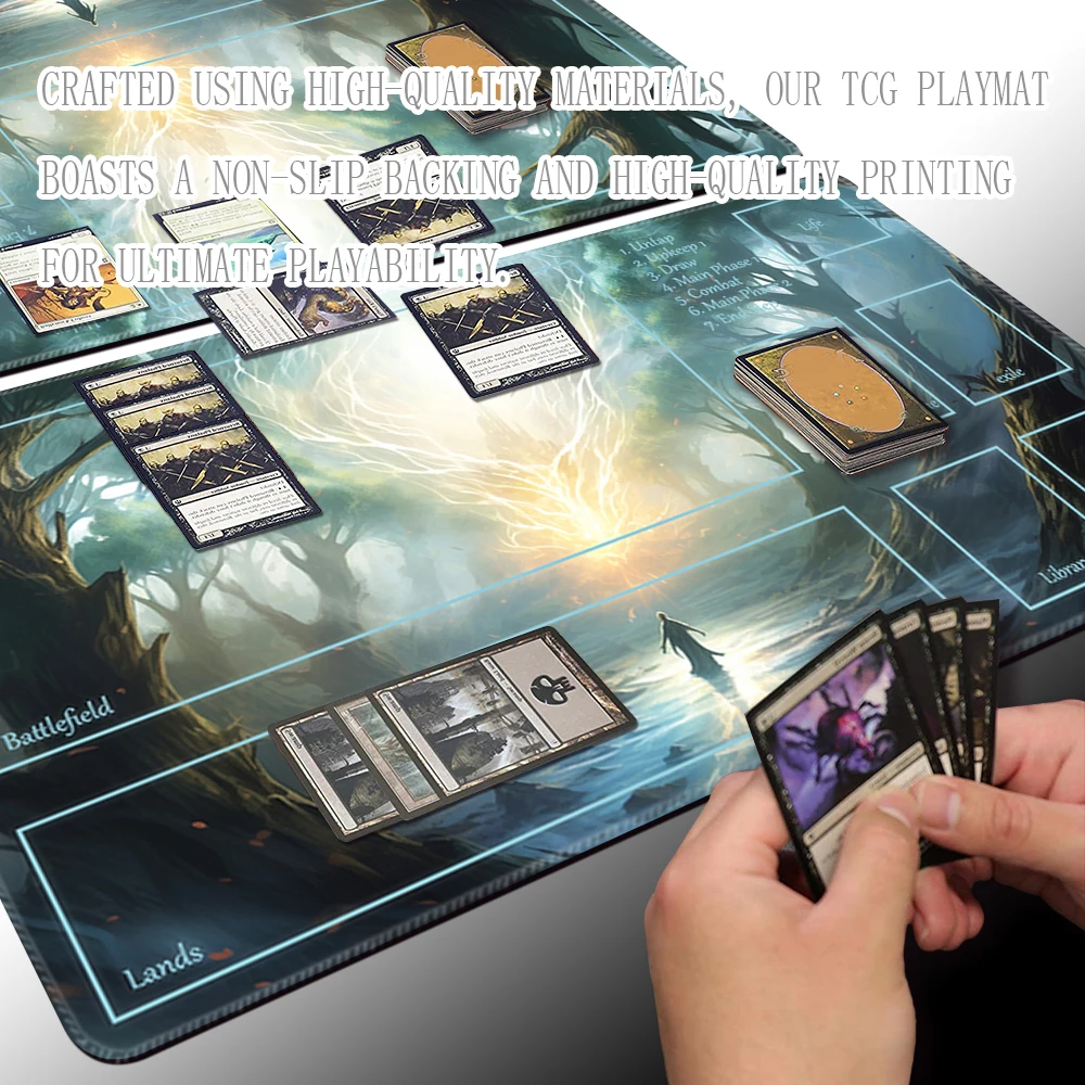 Stormbreaker-gra planszowa TCG Playmat mata na stół rozmiar 60x35 CM podkładka pod mysz kompatybilna z MTG CCG