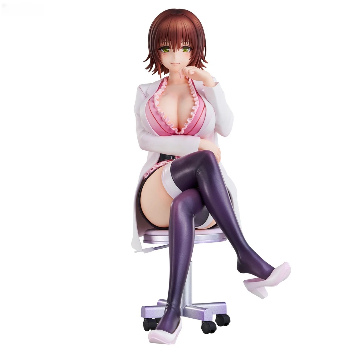 

Union Creative 1/6 Scale Nurse Series Mikado Ryoko -Hokenshitsu no Sensei Ver.- PVC & ABS Anime Sexy Bishoujo Collectible Figure