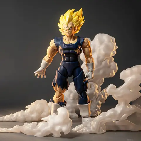 I lager Black Hole Toys&TK Dragon Ball Animefigur SHF SSJ Majin Vegeta Full Power Actionfigurer Samlarmodell Presenter Leksak 10 best sales Goku Black - №5