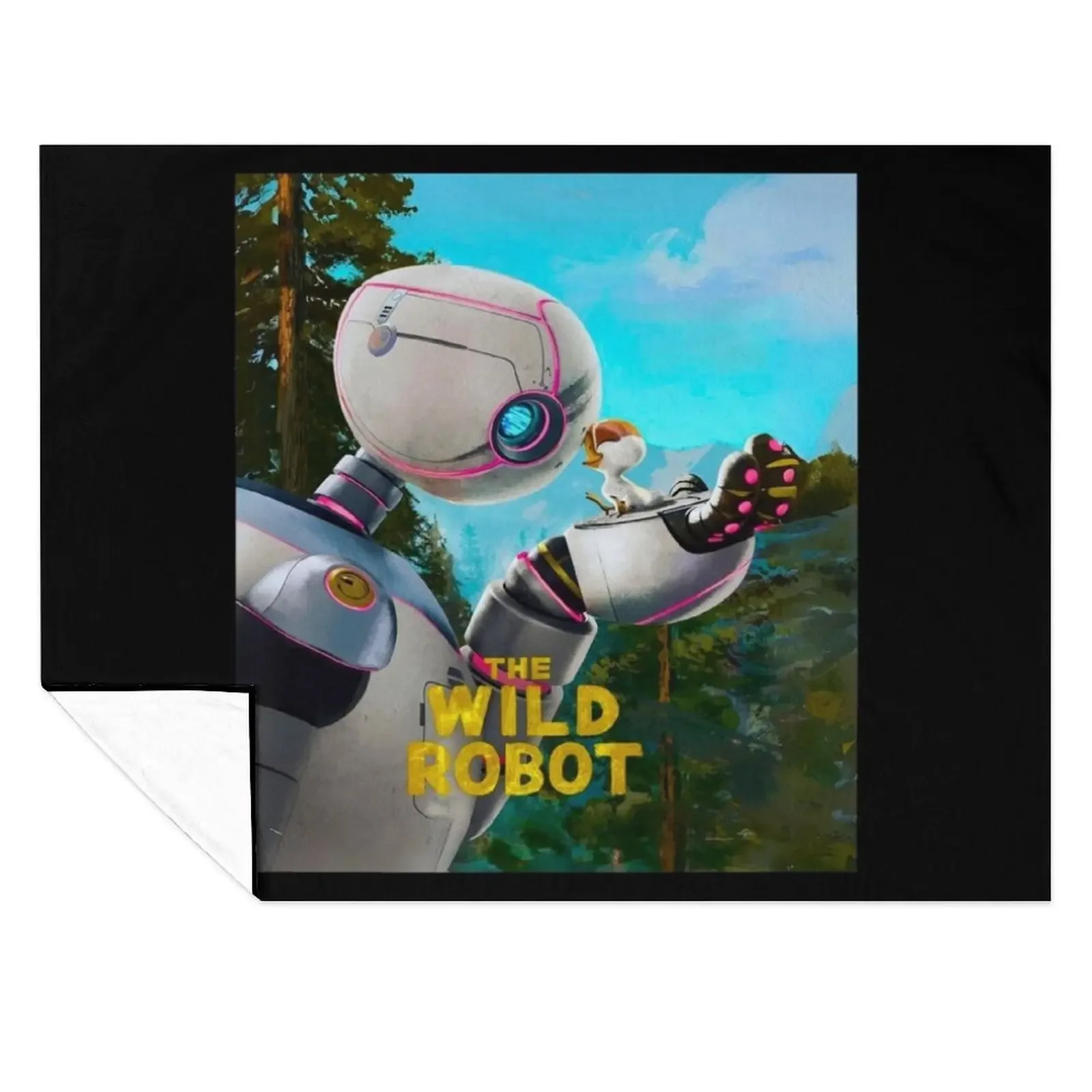 

The Wild Robot Throw Blanket warm for winter Bed Fashionable Decorative Beds cosplay anime Blankets