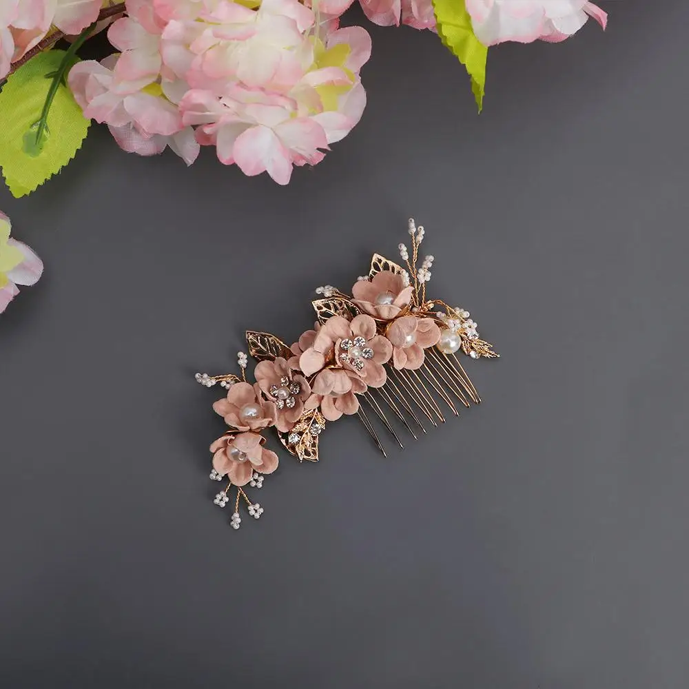 

Alloy Fashion Flower Headpiece Bridal Disk Hair Comb Bridal Hair Accessories Wedding Headwear Hair Comb Hair Jewelry