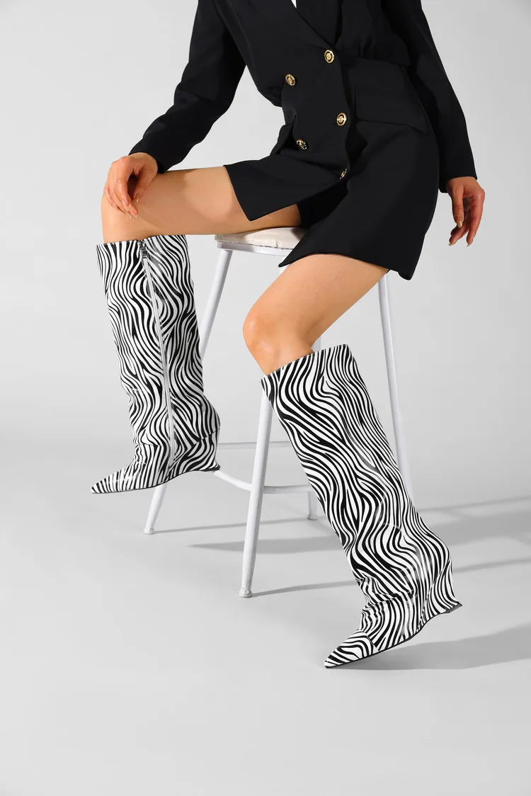 Nuevas Botas y Zapatos de Mujer 2026: Botas de Plataforma, Botas Zebra, Botas Largas, Zapatos de Mujer con Tacón de Cuña, Moda y Comodidad