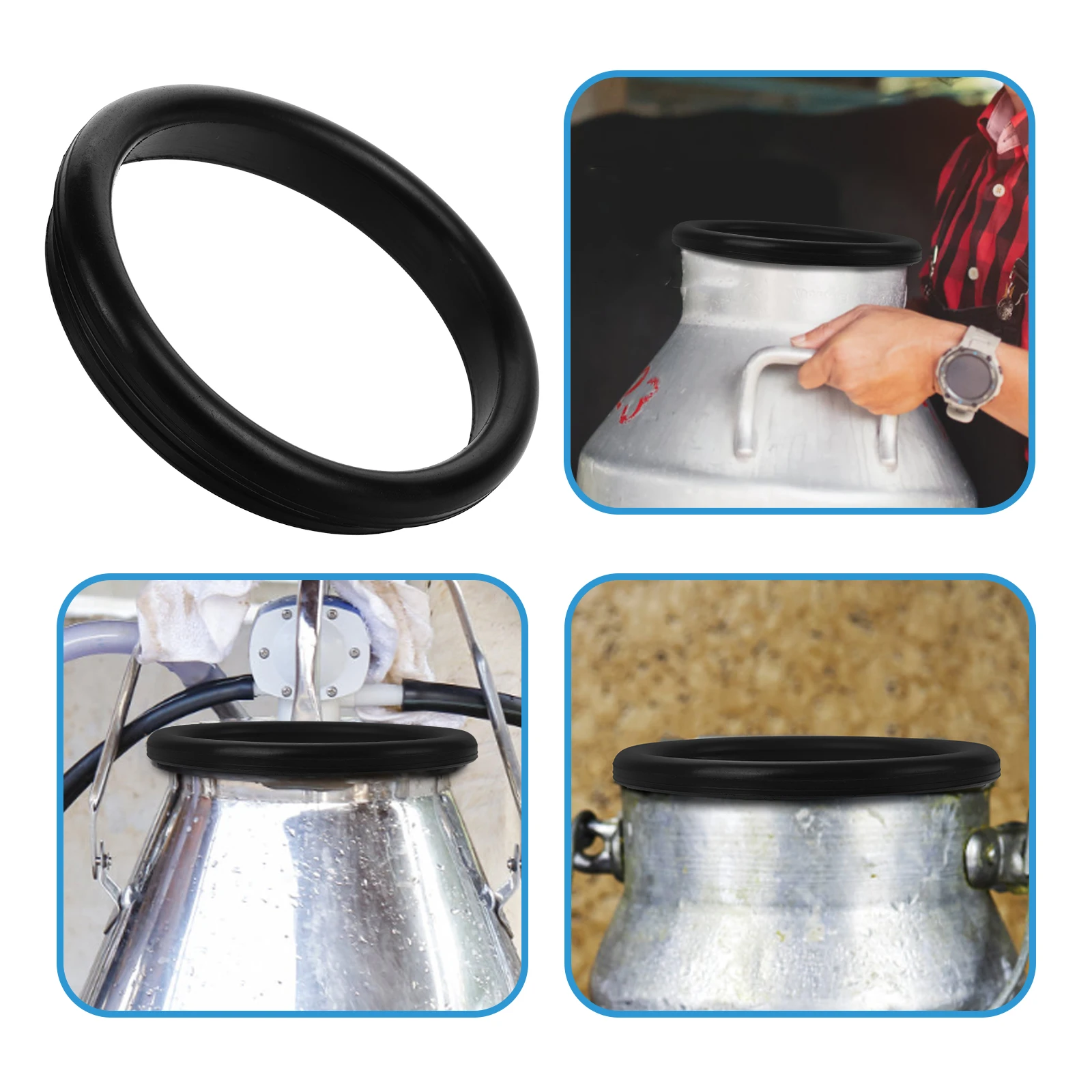 

Milking Bucket Lid Sealing Ring Rubber Gasket Replacement Parts Machine Accessory Ensuring Durability Longevity Satisfaction