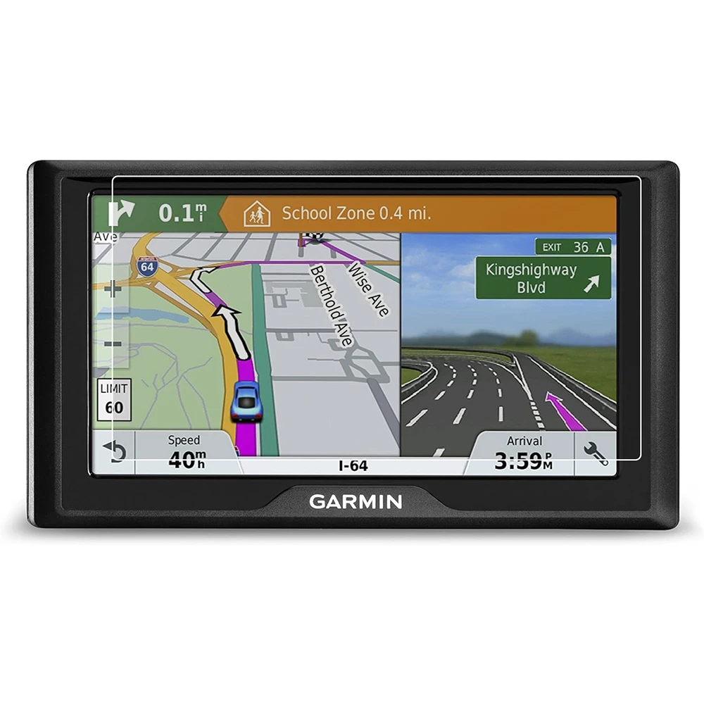 

2 Pcs PET film protector For Garmin Drive 61 6 inch gps Navigation Touch Screen Protective film