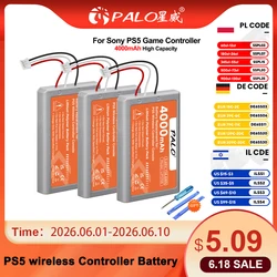 PALO High Capacity 4000mAh Rechargeable Battery for Sony PS5 Playstation 5 LIP1708 DualSense Game Controller
