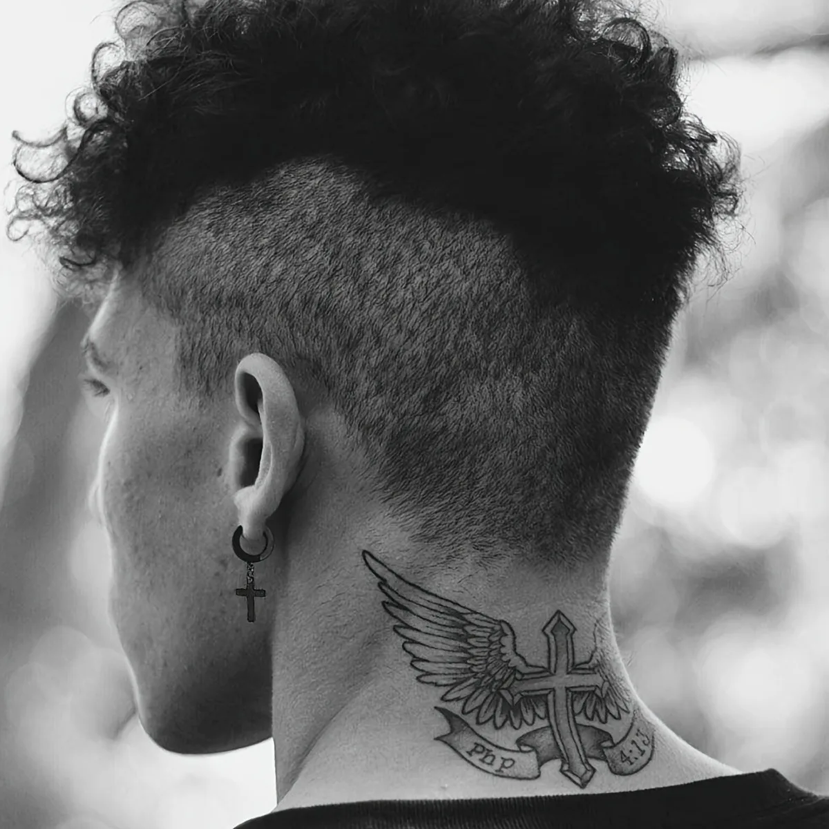 1-5 Pairs Stainless Steel Earrings Cross Dangle Hinged Earrings, Cubic Zirconia Stud Earrings For Men, Ear Piercing Jewelry