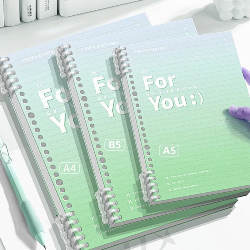 4 pz Raccoglitore Riviste per Notebook Notebook a fogli mobili 26 Fori Raccoglitore Notebook Planner Raccoglitore Notebook