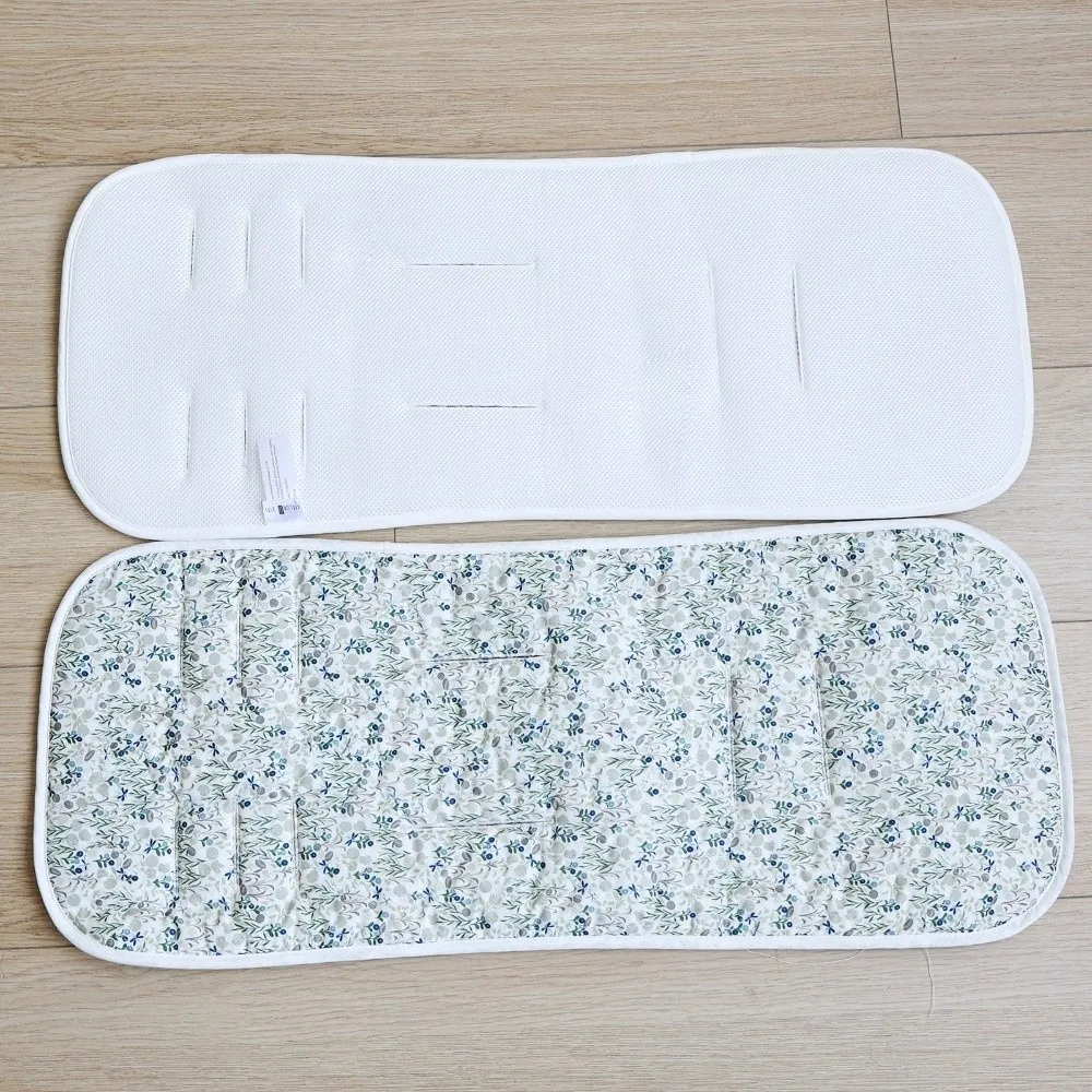 Fashion Breathable Baby Stroller Seat Cushion Cotton Comfortable Pushchair Liner Pad Soft Universal Fit Stroller Accessories