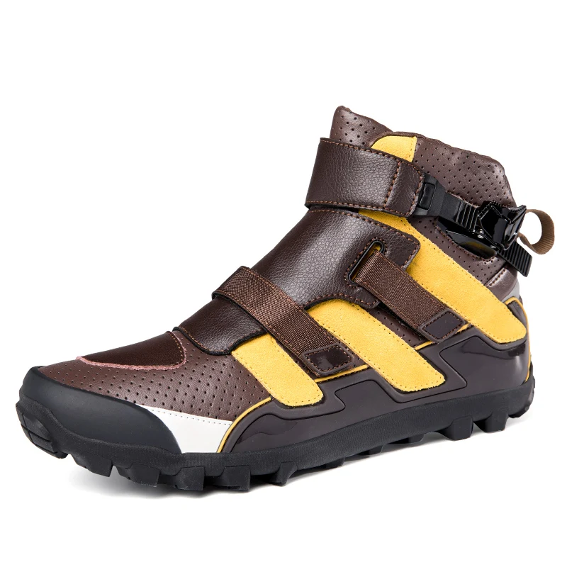

Motorcycle professional riding boots Four Seasons casual men's plus size outdoor anti-fall anti-slip cross-country cycling shoes