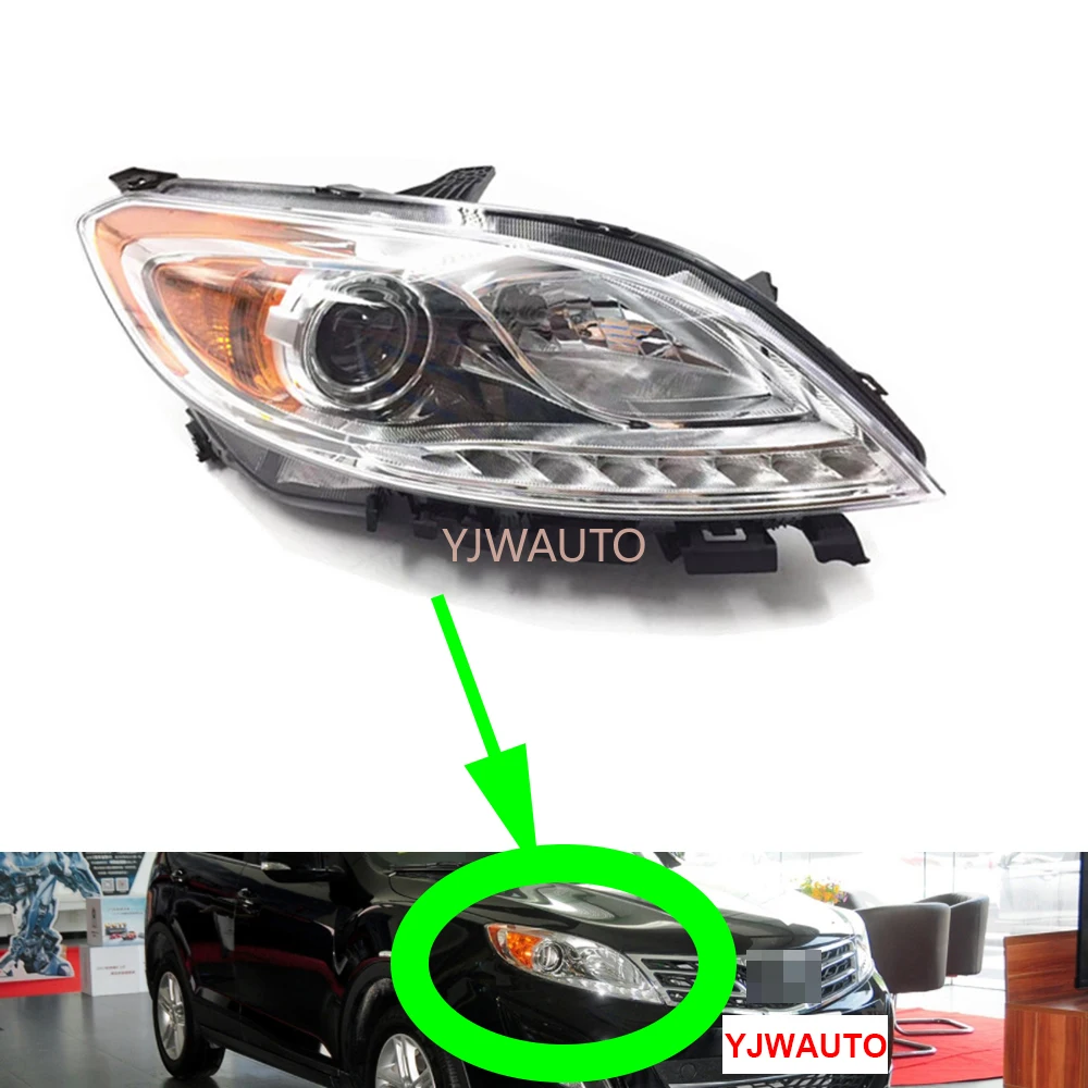 

For GAC Trumpchi GS5 2012-2014 Car Headlights Headlamp Assembly with DRL Front Lamp Auto Whole Car Light Assembly