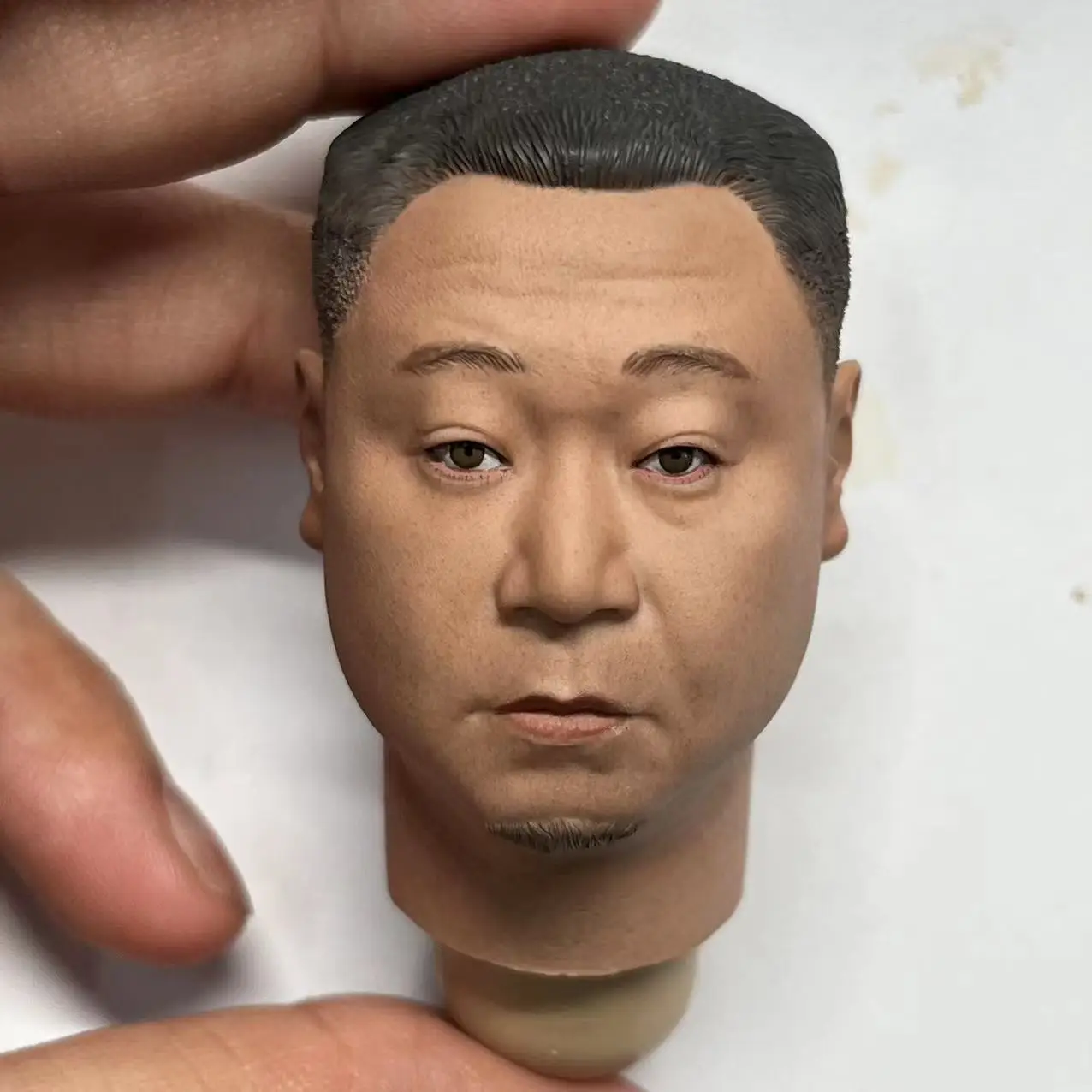 1/6 Scale Asian Actors Fan Wei Head Sculpt PVC Male Soldier Head Carving Model Fit 12'' Action Figure Body Dolls