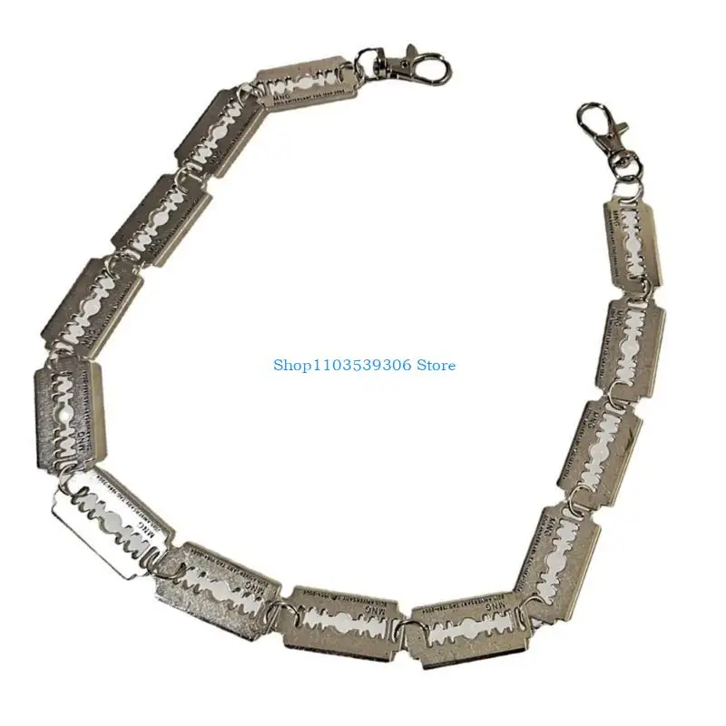 

400A Trendy Metal Blade Chain Rustproof Pant Chain Gothicism Styles Pant Chain