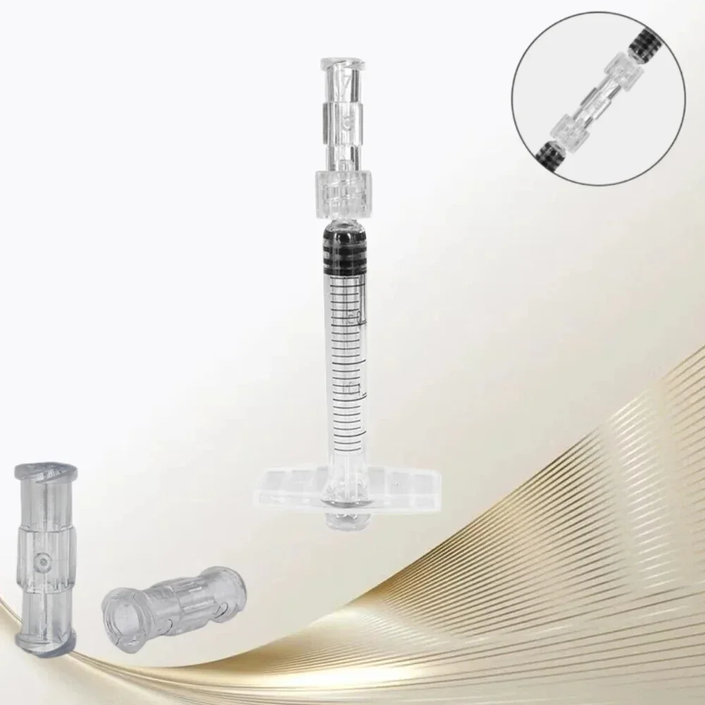 Medical sterile plastic connector Ruhr syringe connector  Luer Lock Syringe Connector Luer Thread  Pp Material beauty health