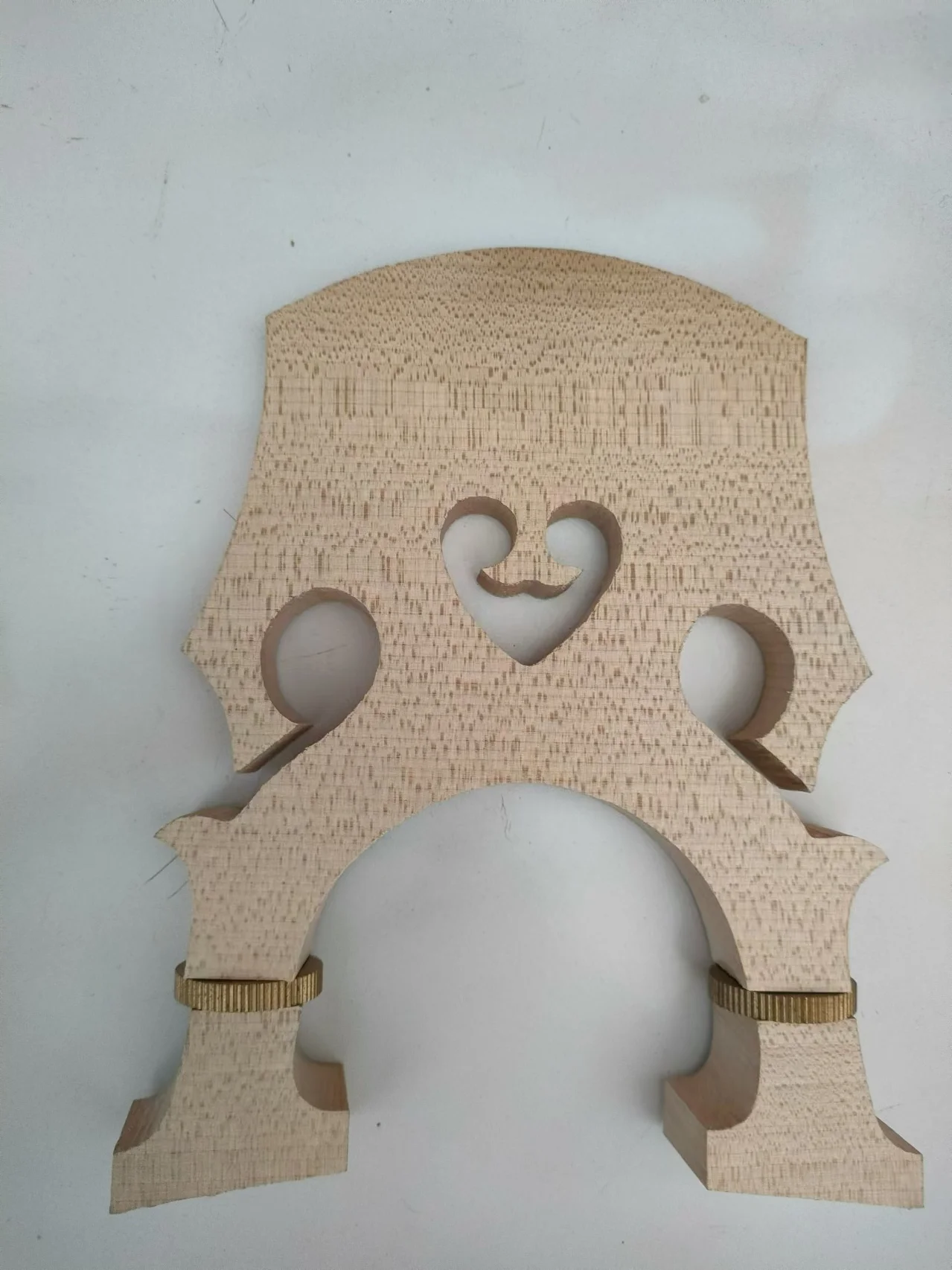 

1 PC Double Bass Bridge Adjustable Type 3/4 Size European Flamed Maple