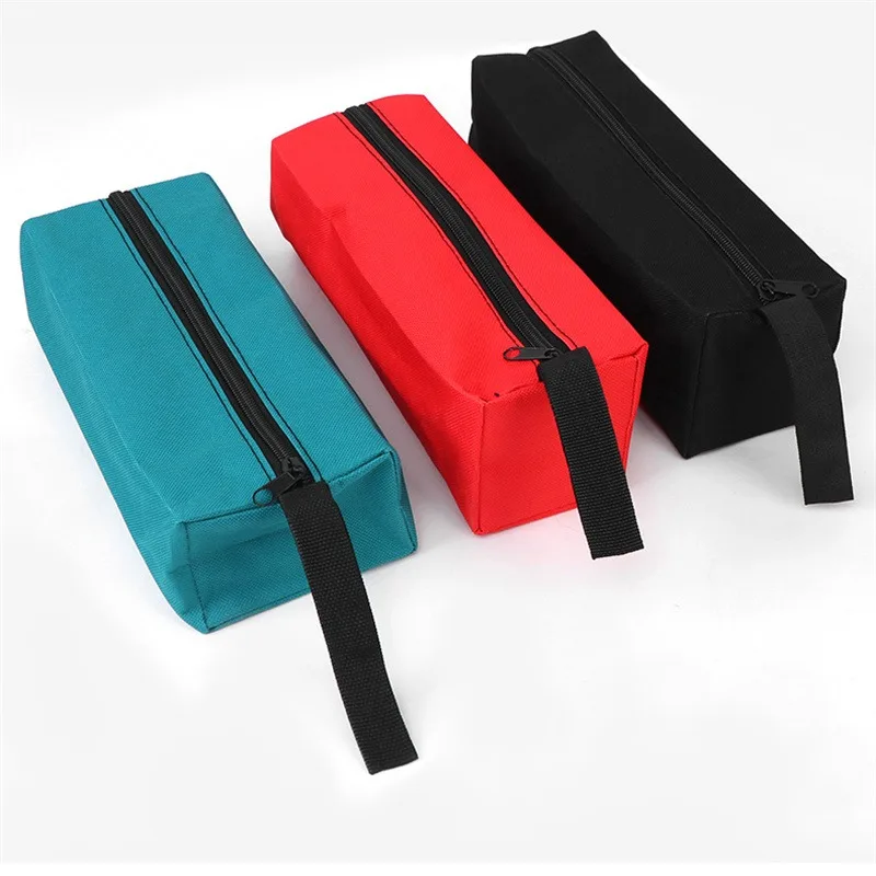 Bolsa de ferramentas portátil de tecido oxford, bolsa de ferramentas portátil, anti-queda, multifuncional, leve, mini bolsa de armazenamento, kit de reparo