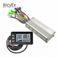 24V 36V 48V 500W 22A E-Scooter Brushless Motor Drive Universal Controller with G51 LCD Display Screen Kit for Electric Bicycle