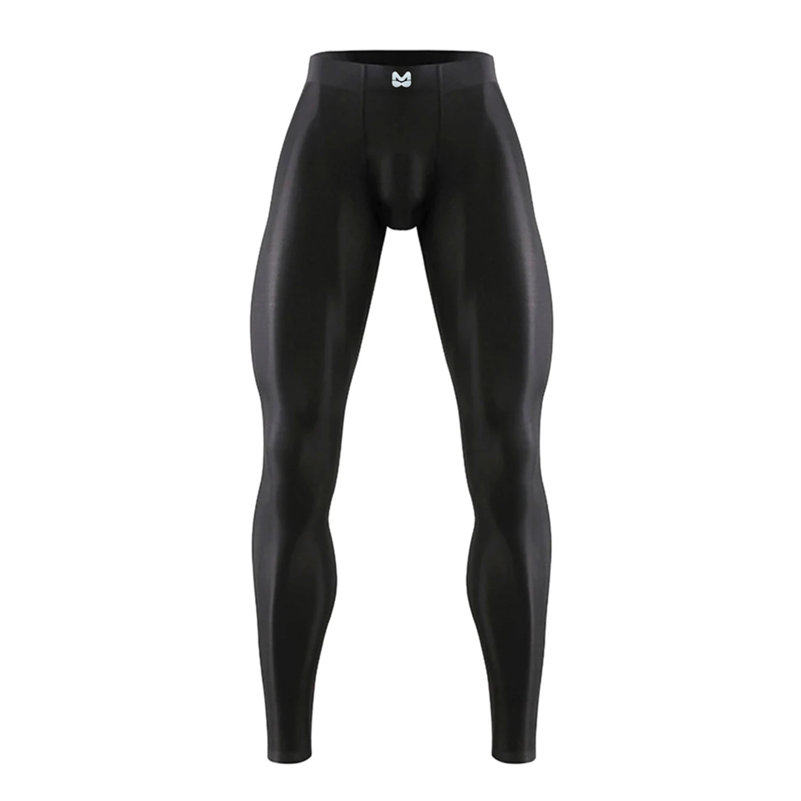 Seidige Yoga-Fitness-Leggings für Herren, Ausbuchtungsbeutel, Pilates, nahtlos, dehnbar, Bodybuilding-Strumpfhose, Hose, Fitnessstudio, Sport,