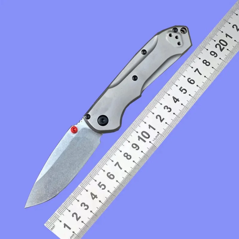 

BM565 all-titanium alloy multi-purpose portable sharp blade outdoor camping hunting survival EDC folding fruit knife men's gift