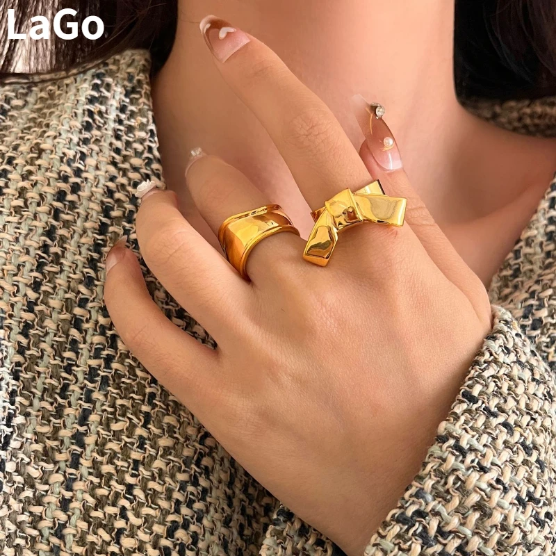 Модные ювелирные изделия, элегантные женские кольца в Корейском стиле, модные аксессуары для девушек и женщин, новинка 2024 года