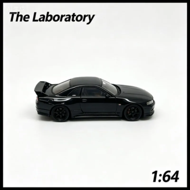

Модель автомобиля The Laboratory 1:64 r33, статическая модель из смолы, подарок для мальчиков, коллекционный предмет высокого класса для взрослых, креативный подарок на праздник.
