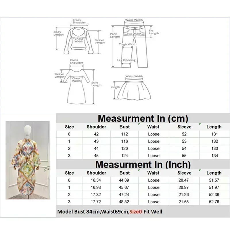 2023 New Multi-color Floral Printing Spring Summer Silk Vintage High Quality Long Sleeve Lace-up Woman Casual Midi Dress