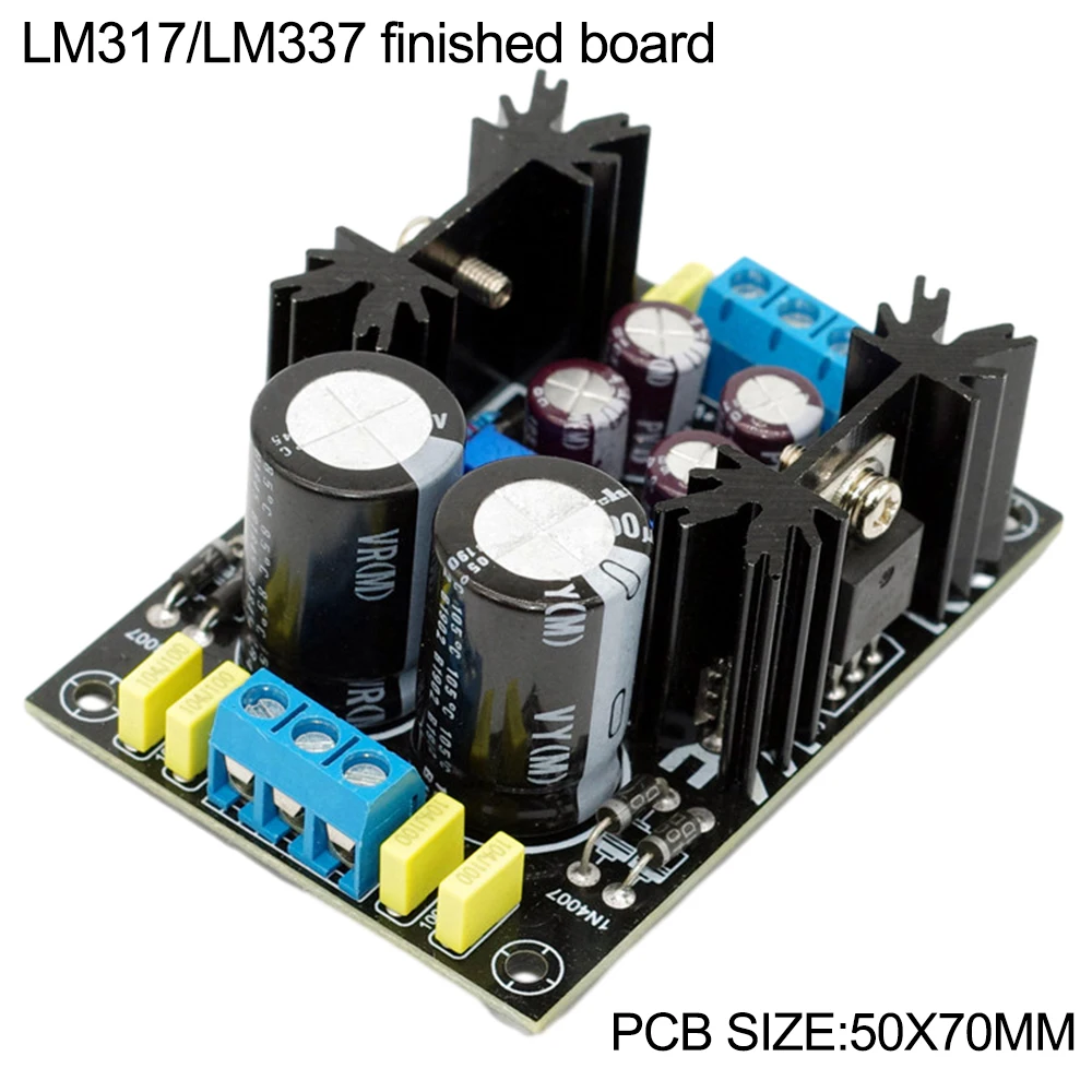 AC-DC LM317 LM337 Adjustable Voltage Regulator Power Supply Positive Negative Dual Power Step Down Module Buck Converter