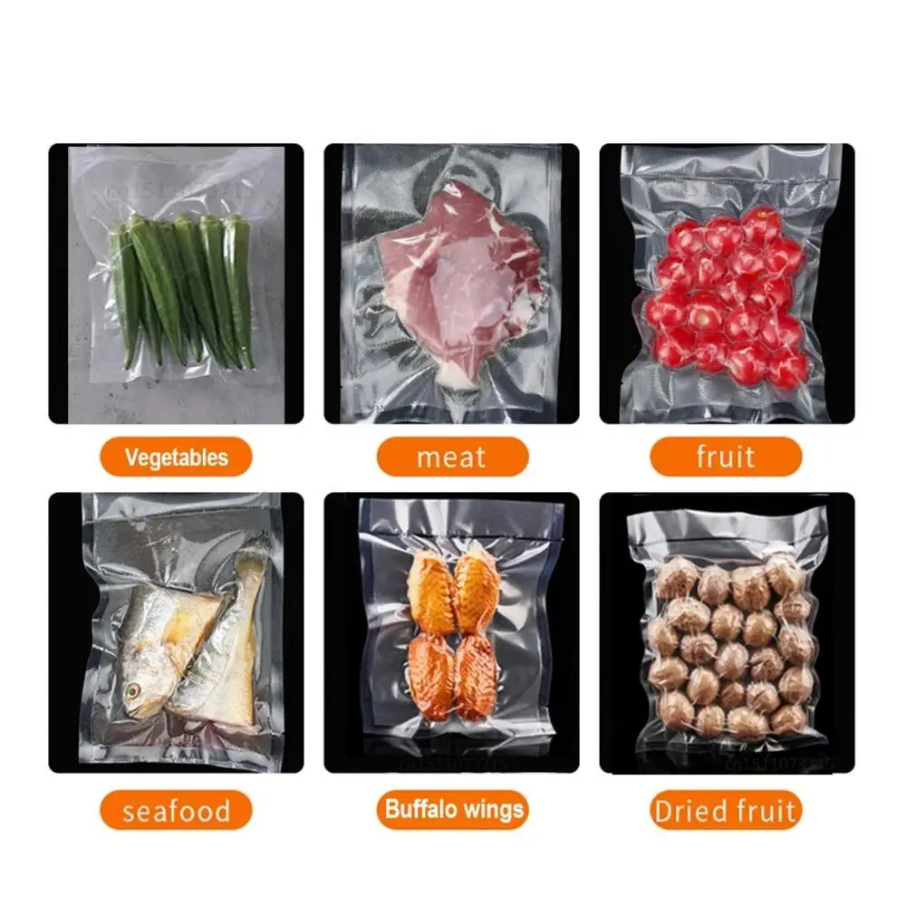 Electric Vacuum Food Sealer Machine and Bags Household One Click Vacuuming For Wet Or Dry Food Packing Vacuum Sealing Machine